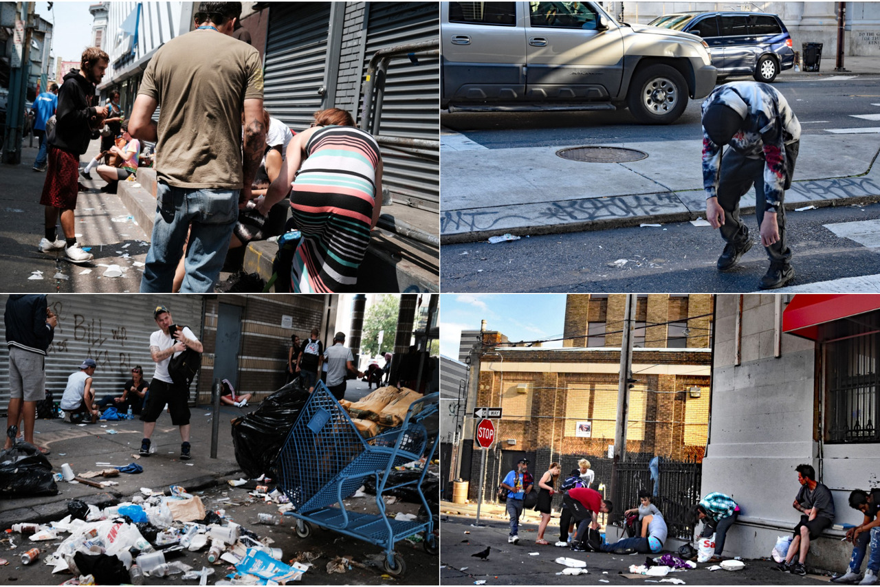 Nova Droga Tranq Na Ulicama Philadelphije Ljudi Gradom Bauljaju Poput