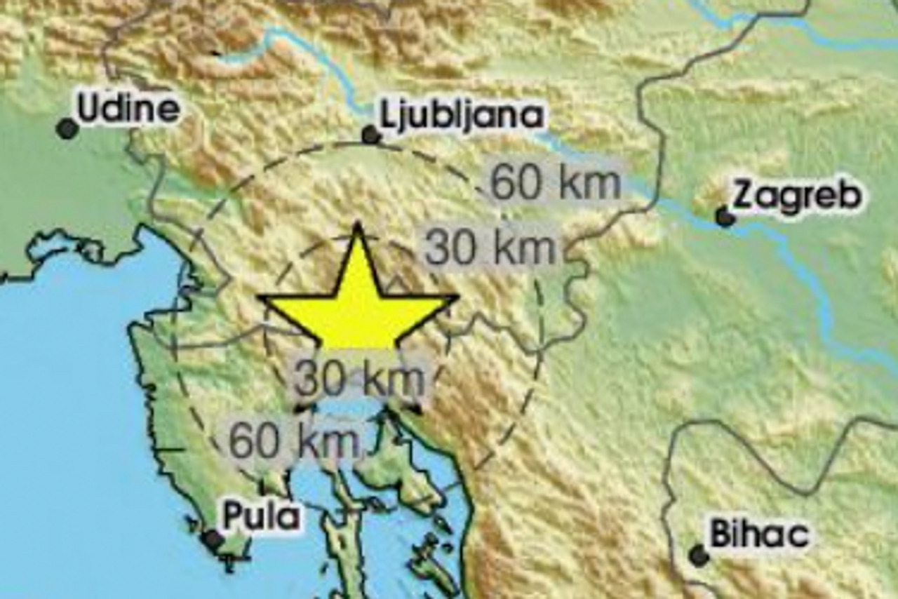 Sloveniju Pogodio Potres Od 2 4 Stupnja Po Richteru Osjetio Se I U