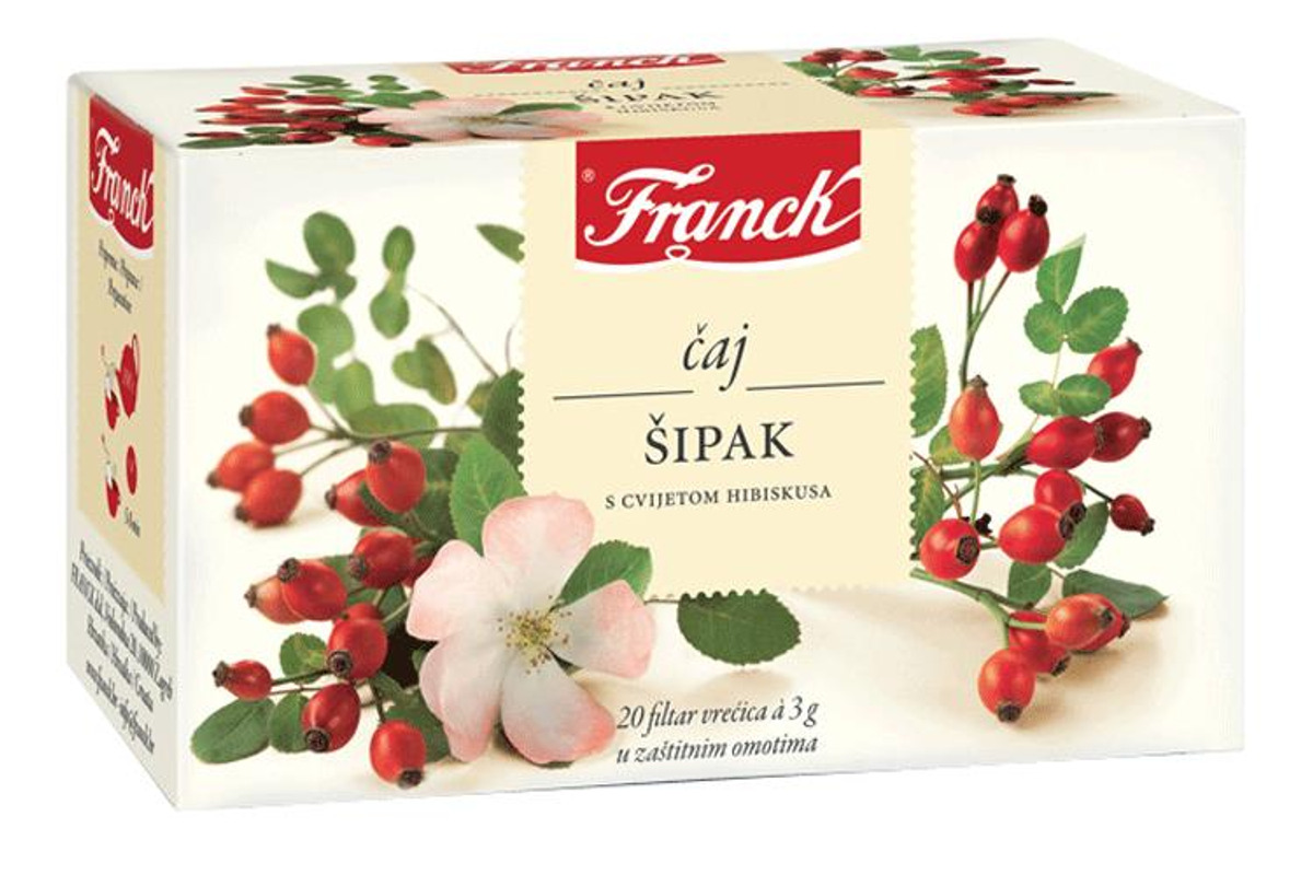 Čaj šipak s hibiskusom 60 g Franck Žena hr