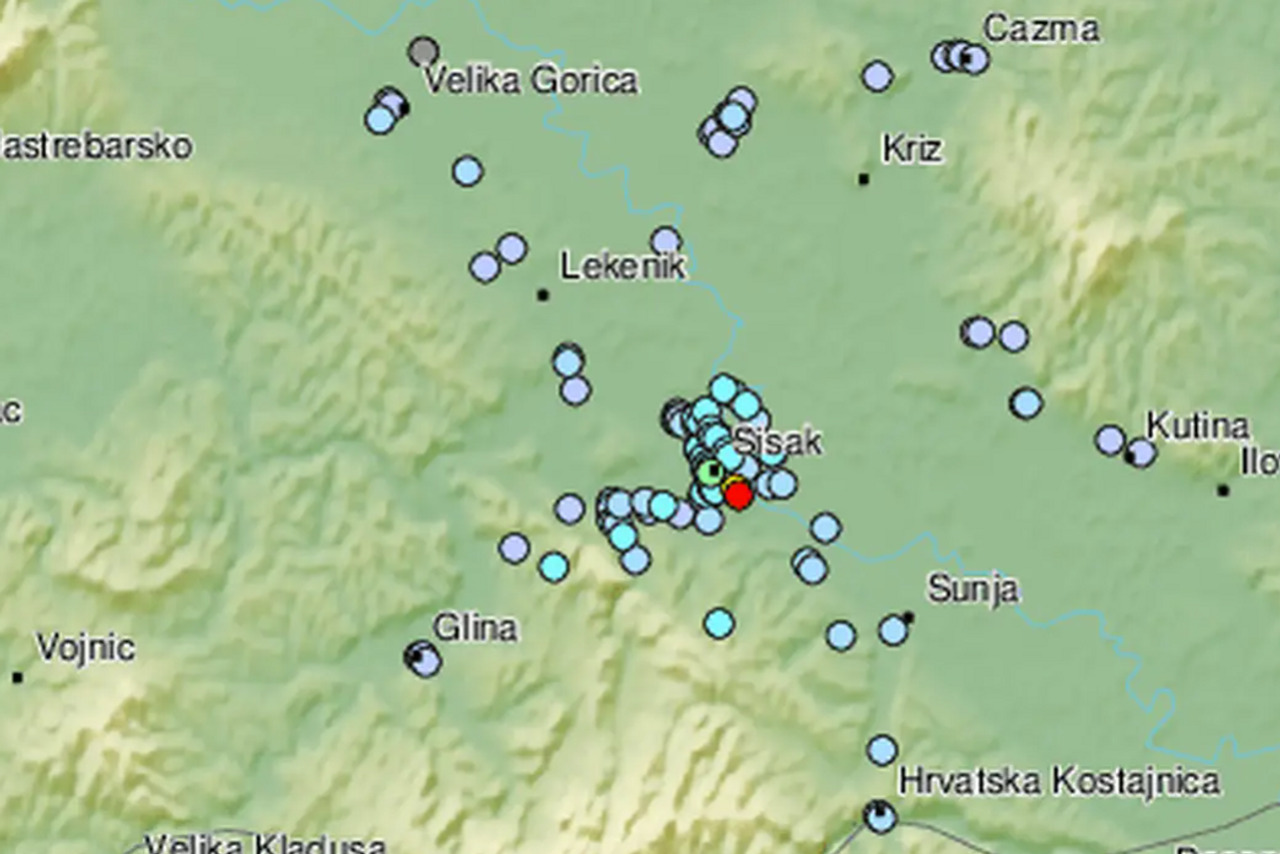 Sisak i okolicu zatresao potres od 3 2 stupnja po Richteru Užas a