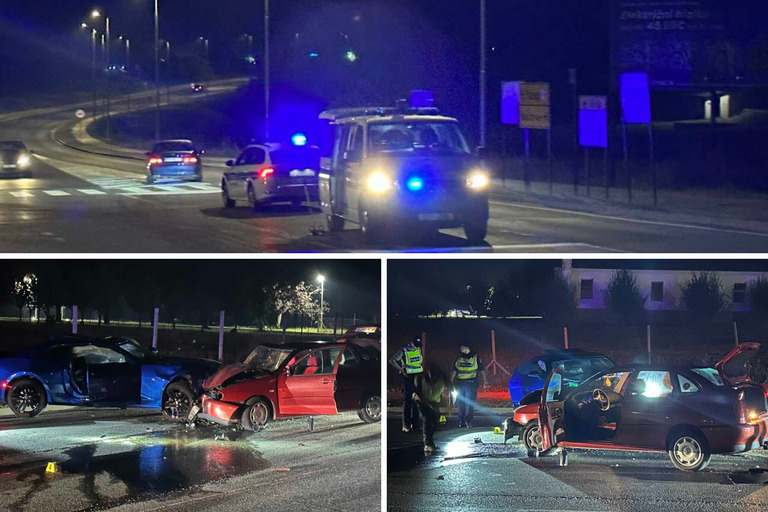 Foto Pijani Voza Nije Stao Na Znak Stop Proklizao U Zavoju Te Se