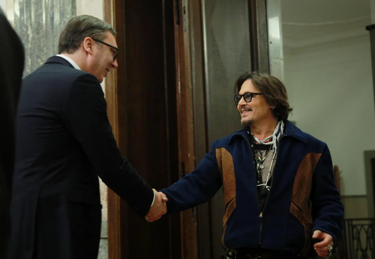 Johnny Depp i Aleksandar Vučić