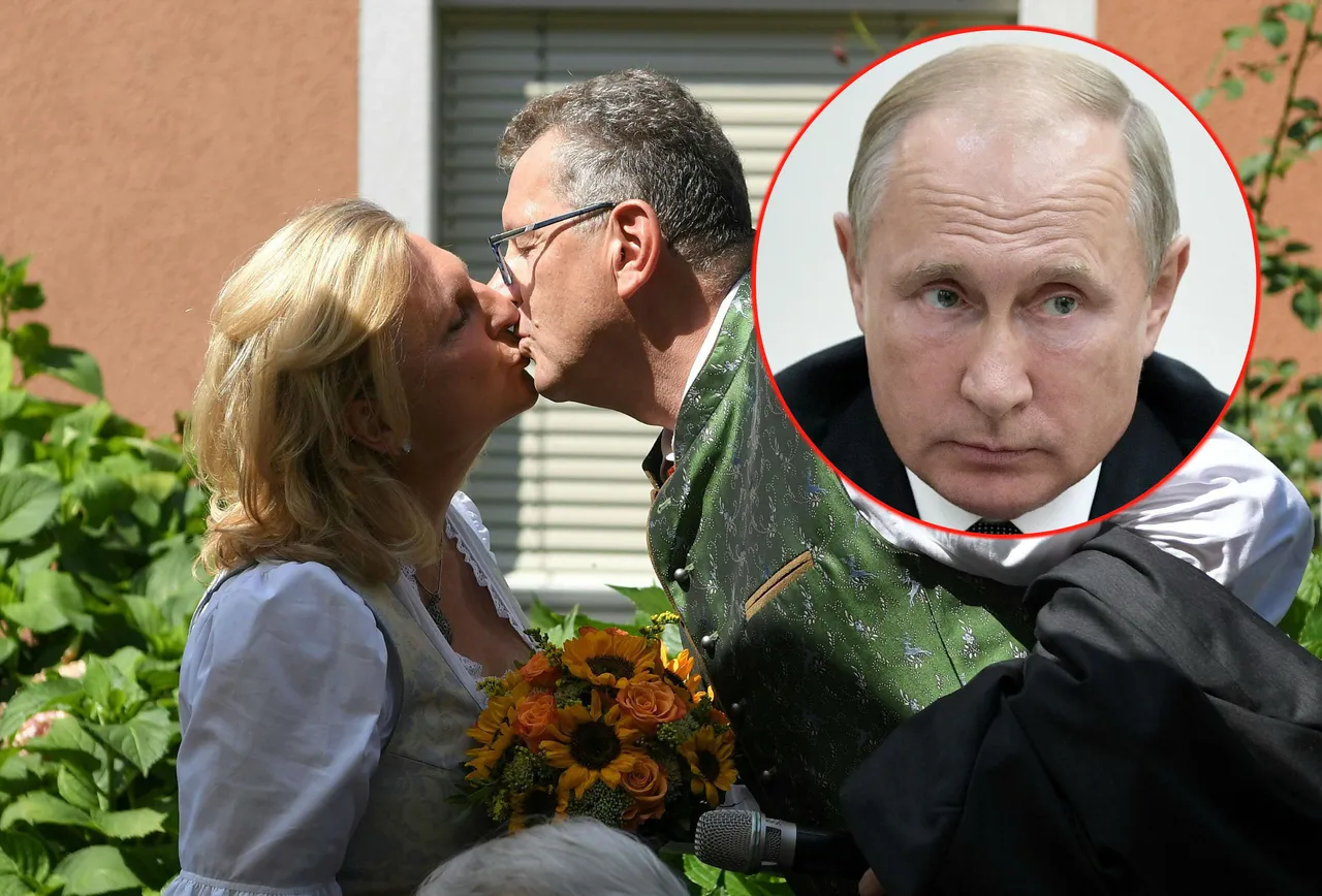 Putin na vjenčanju austrijske ministrice vanjskih poslova Karin Kneissl