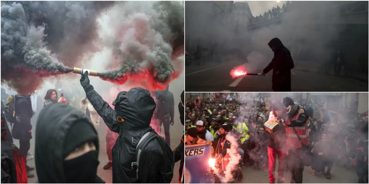 Masovni prosvjedi u Francuskoj zbog mirovinske reforme