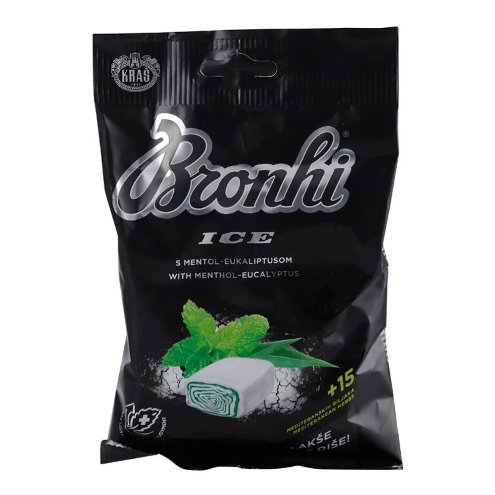 Bronhi Ice bombon 100 g Kraš