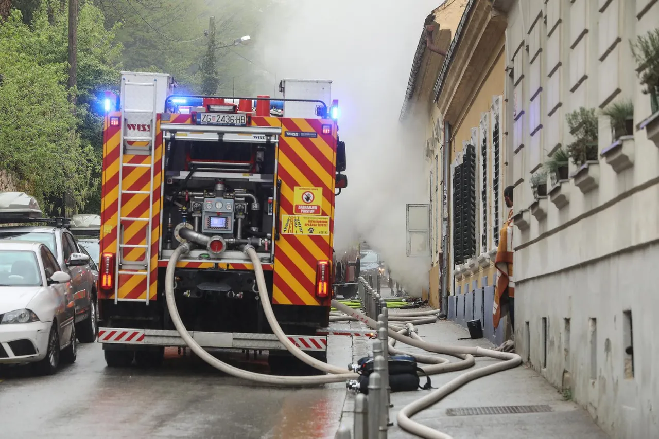  Zagreb: U Radićevoj ulici izbio požar 