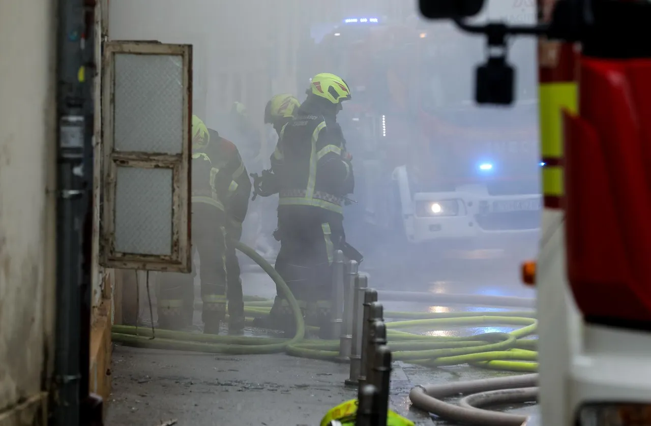  Zagreb: U Radićevoj ulici izbio požar 