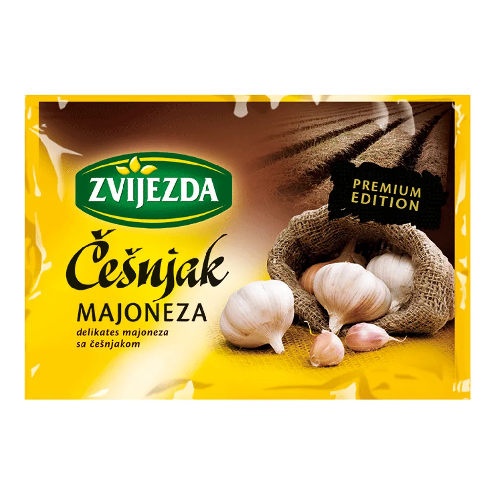 Majoneza s češnjakom 90g Zvijezda