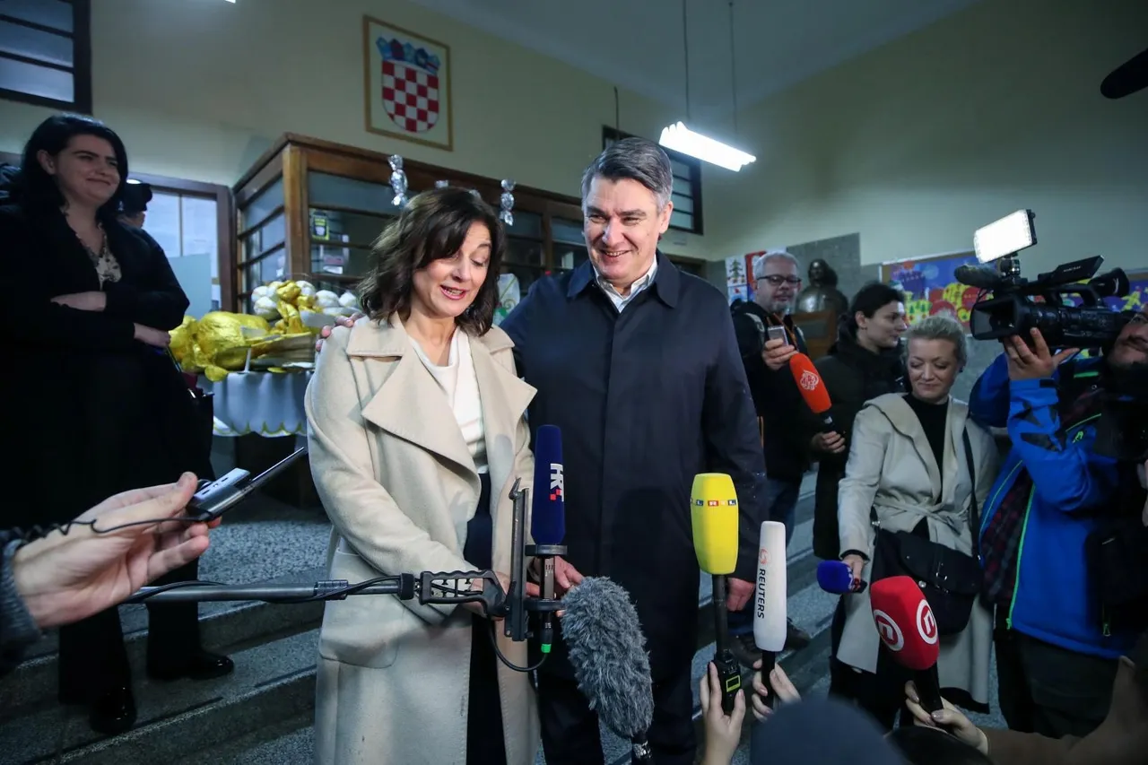 Zoran Milanović i supruga Sanja su dobro raspoloženi izašli na glasovanje