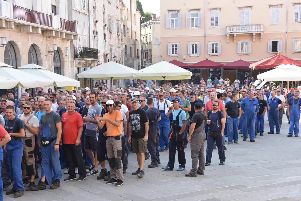 Pula: Radnici Uljanika nastavili štrajk i zahtjevaju ostavku Uprave