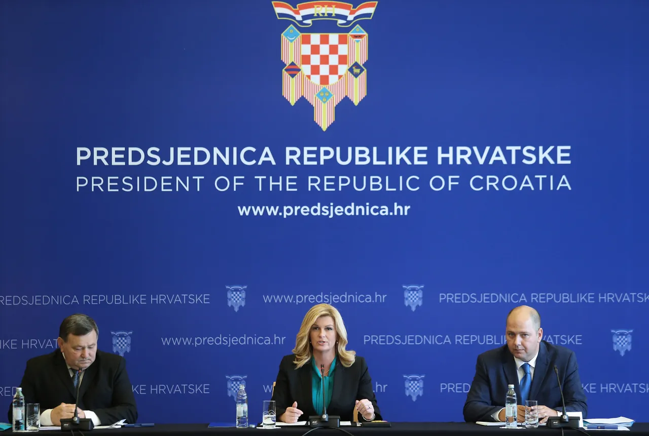 Predsjednica sudjelovala na 10. sjednici Vijeća za domovinsku sigurnost