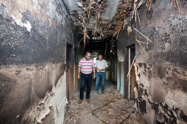 FOTO Vatra uništila sve: Pogledajte kako izgledfa Psihijatrijska bolnice Lopača nakon požara