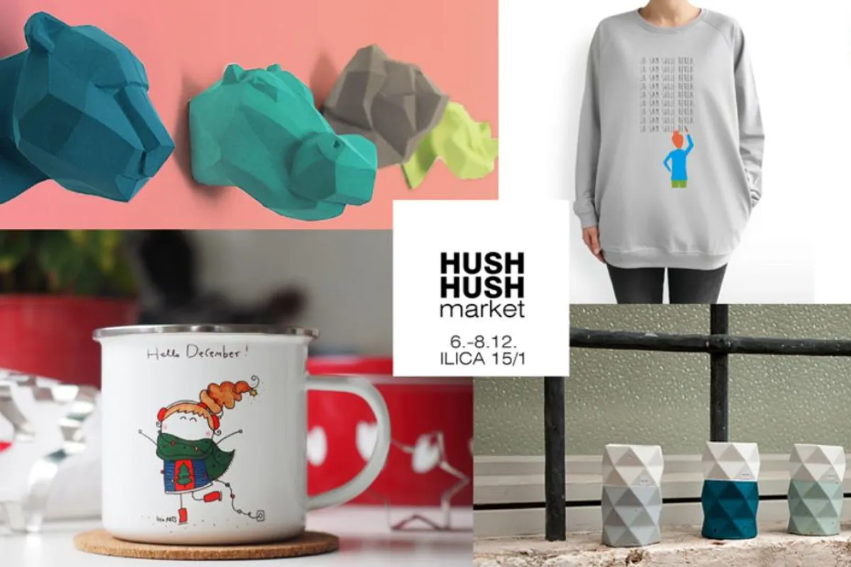 U potrazi si za kreativnim poklonima? Nemoj propustiti božićni Hush Hush market