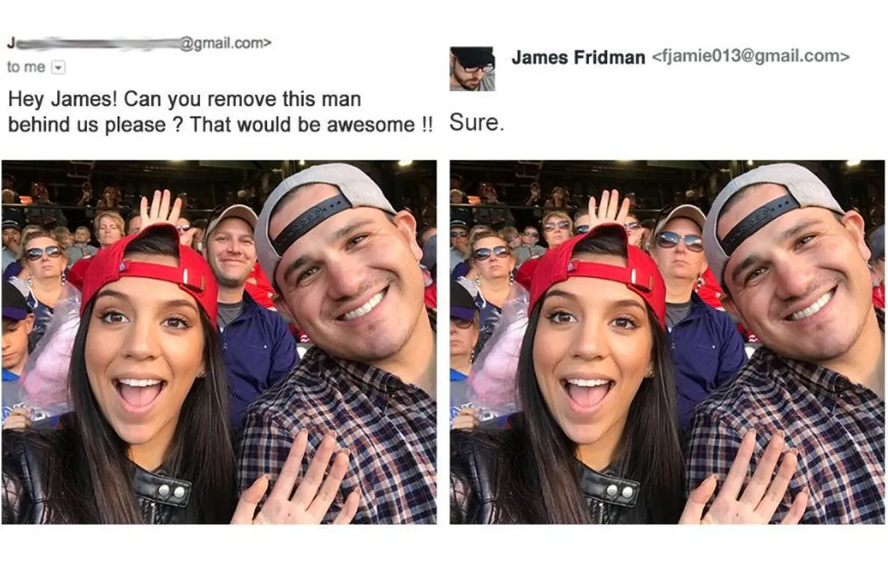 James Fridman radi točno ono što ste ga zamolili i zato su fotke urnebesne. Njegov rad možete pratiti na Twitter računu @fjamie013 ili jamesfridman.com