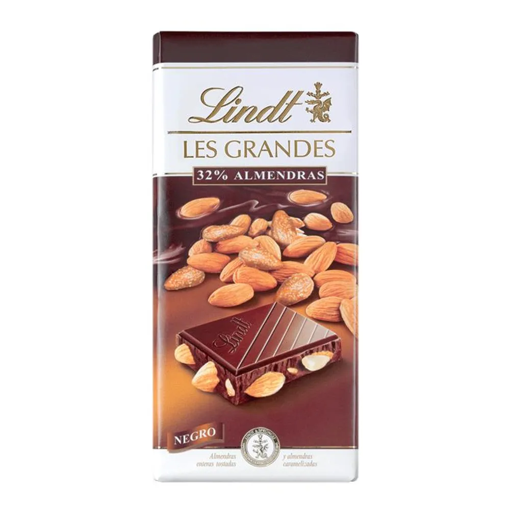 Čokolada Les Grandes badem dark 150 g Lindt