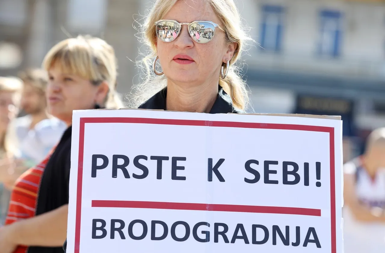 Radnici brodogradilišta traže na prosvjedu isplatu svojih plaća