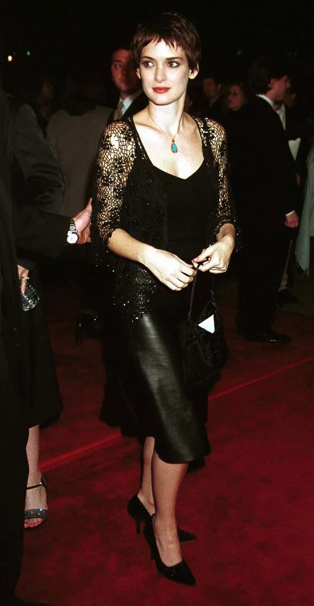 Winona Ryder na premijeri filma "Girl, Interrupted". 