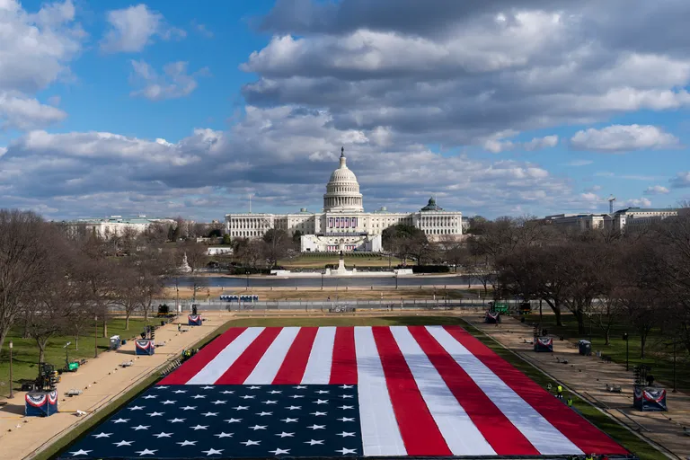 Zastave na National Mallu u Washingtonu