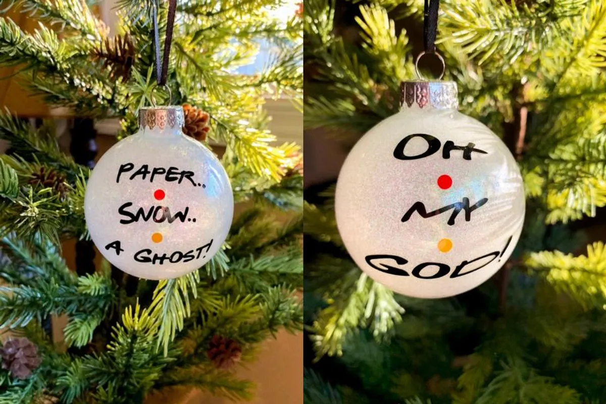 Ovog Božića drvce okiti ukrasima inspiriranim poznatom serijom 'Prijatelji'