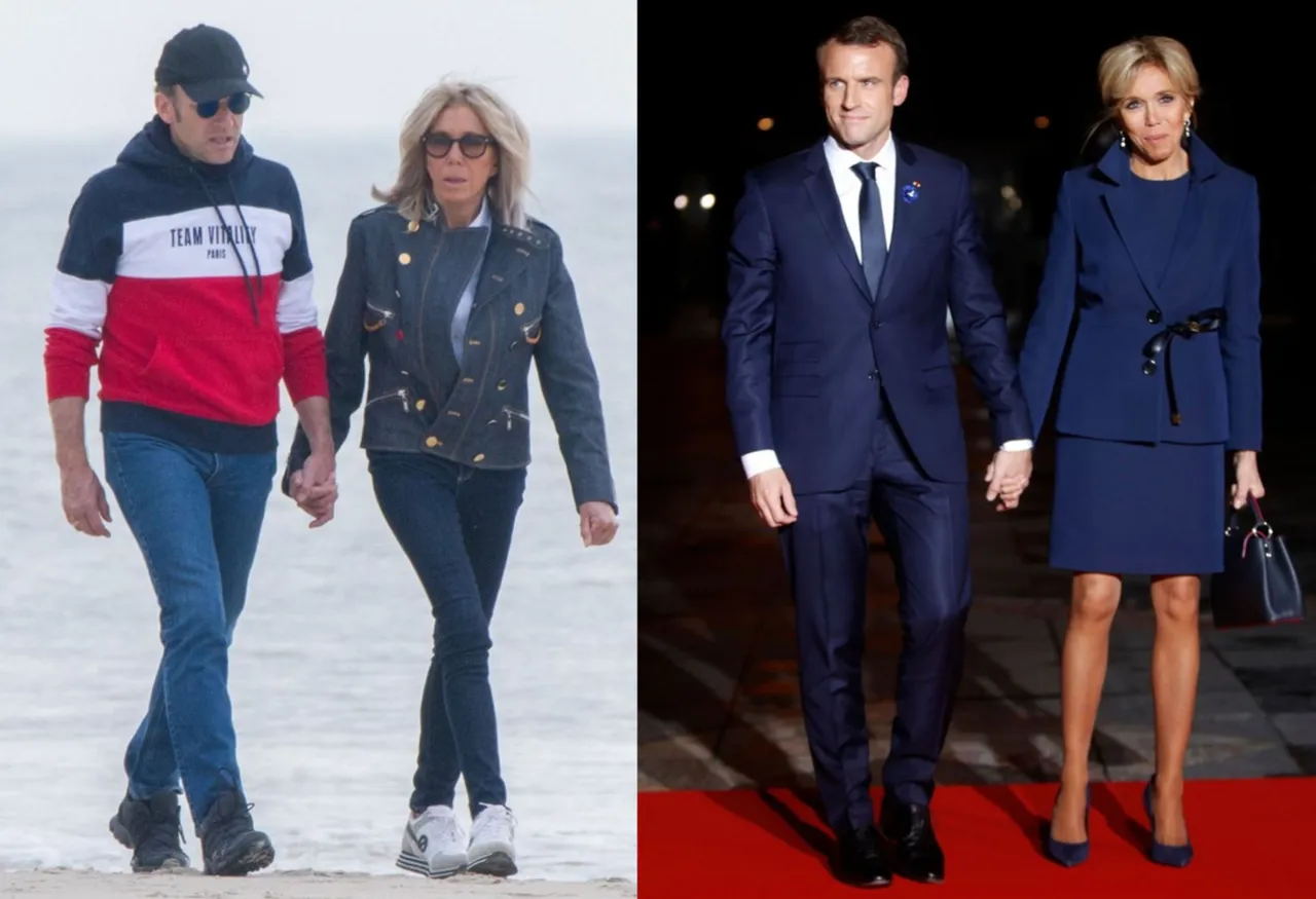 Emmanuel Macron, Brigitte Macron.JPG