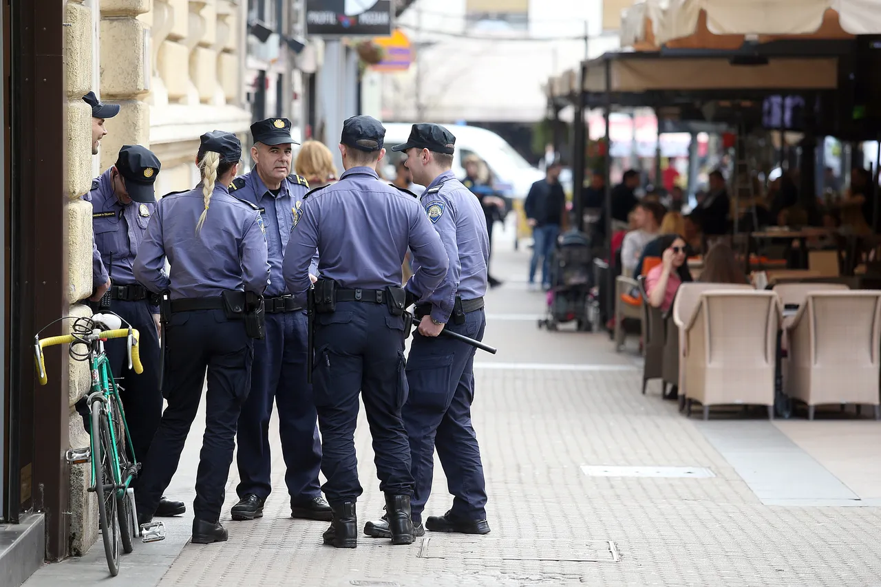 Zagreb: Policija na gradskim ulicama uoči utakmice Hrvatska - Ukrajina