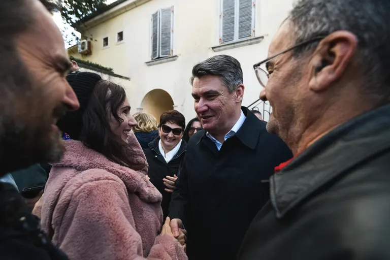 Zoran Milanović, pobjednik je prvog kruga predsjedničkih izbora