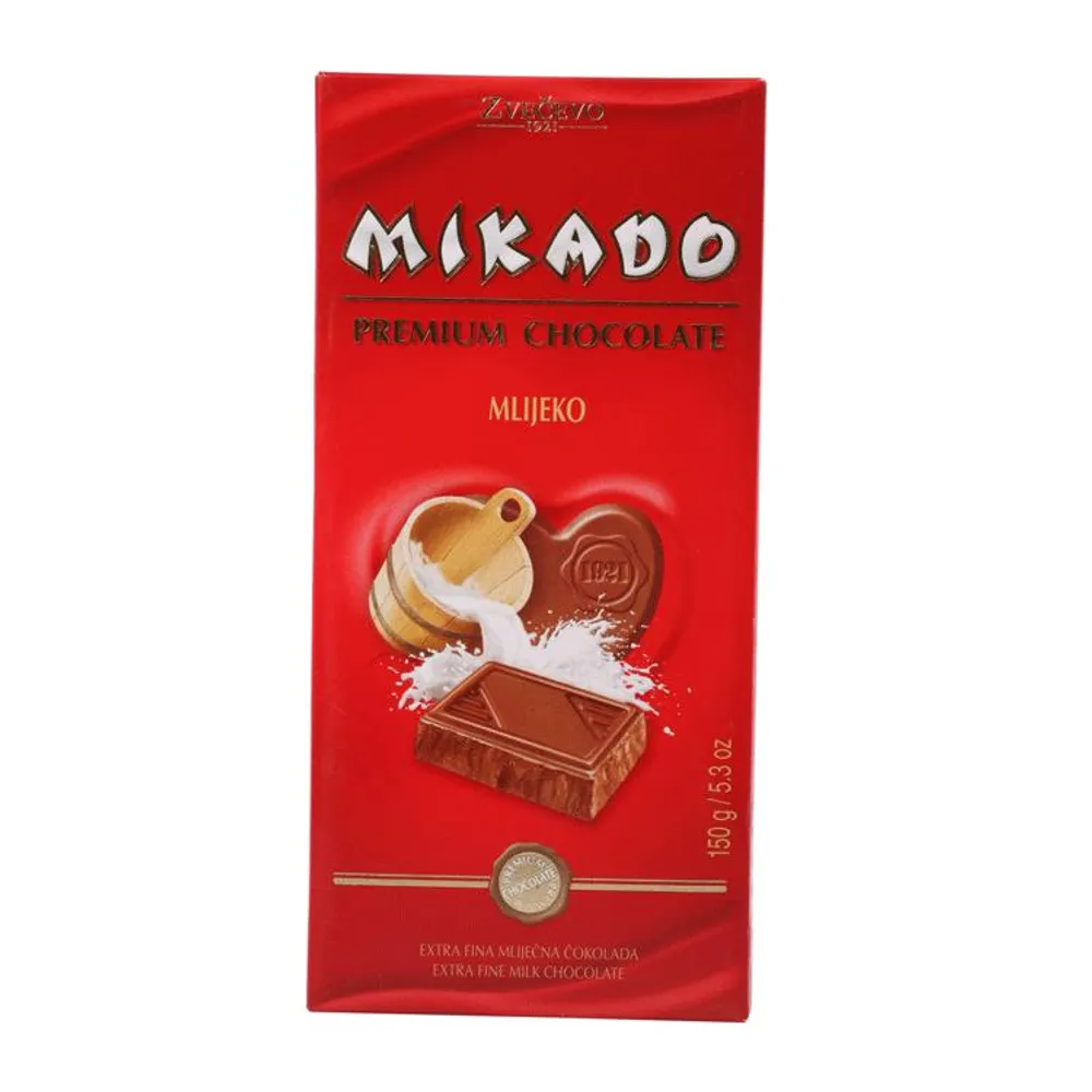 Čokolada Mikado premium mliječna 150 g