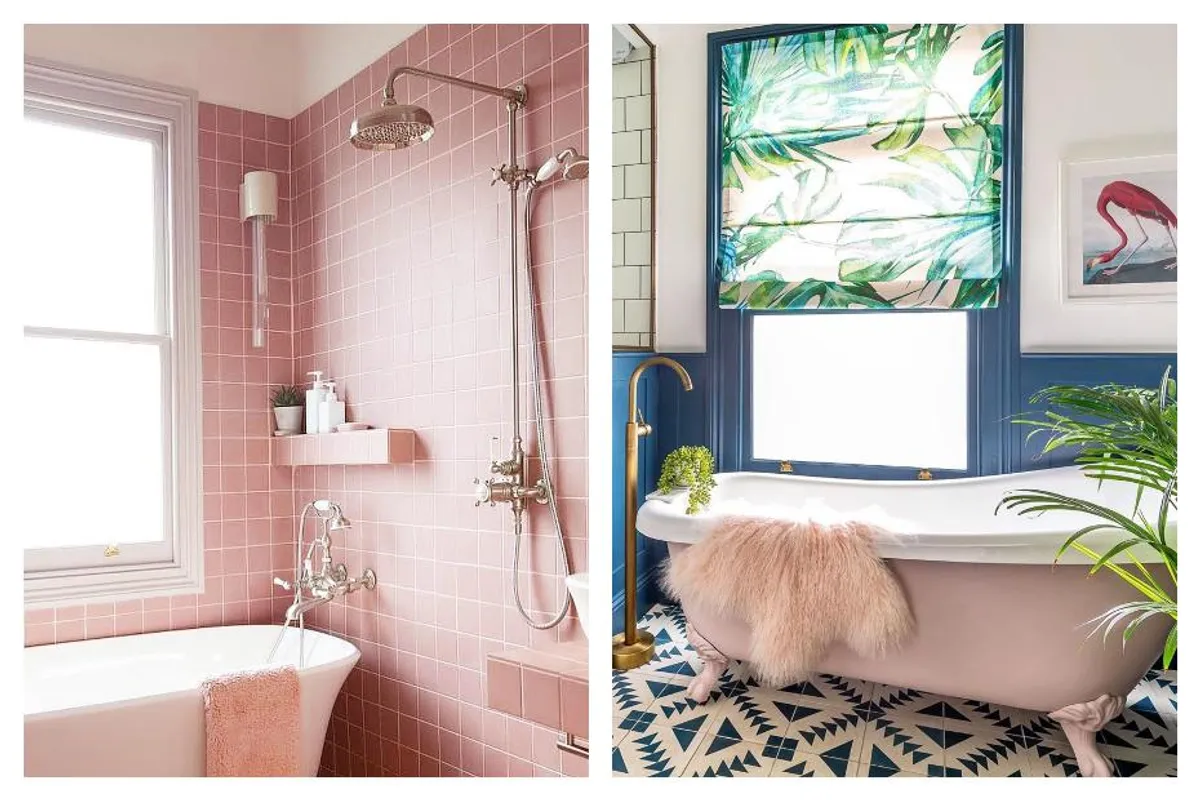 Misliš da ružičasta boja nije za kupaonicu? Ovi primjeri dokazuju suprotno