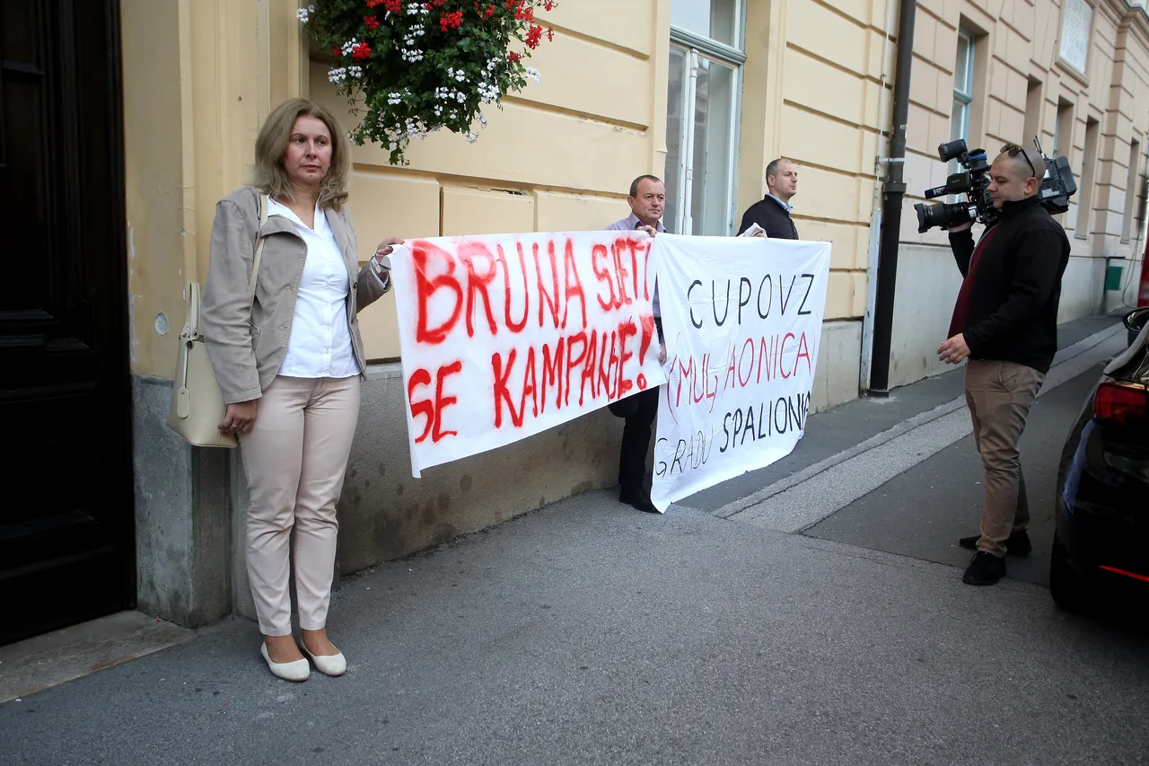 Zagreb: prosvjed ispred Gradske skupštine protiv izgradnje spalionice otpada u Resniku