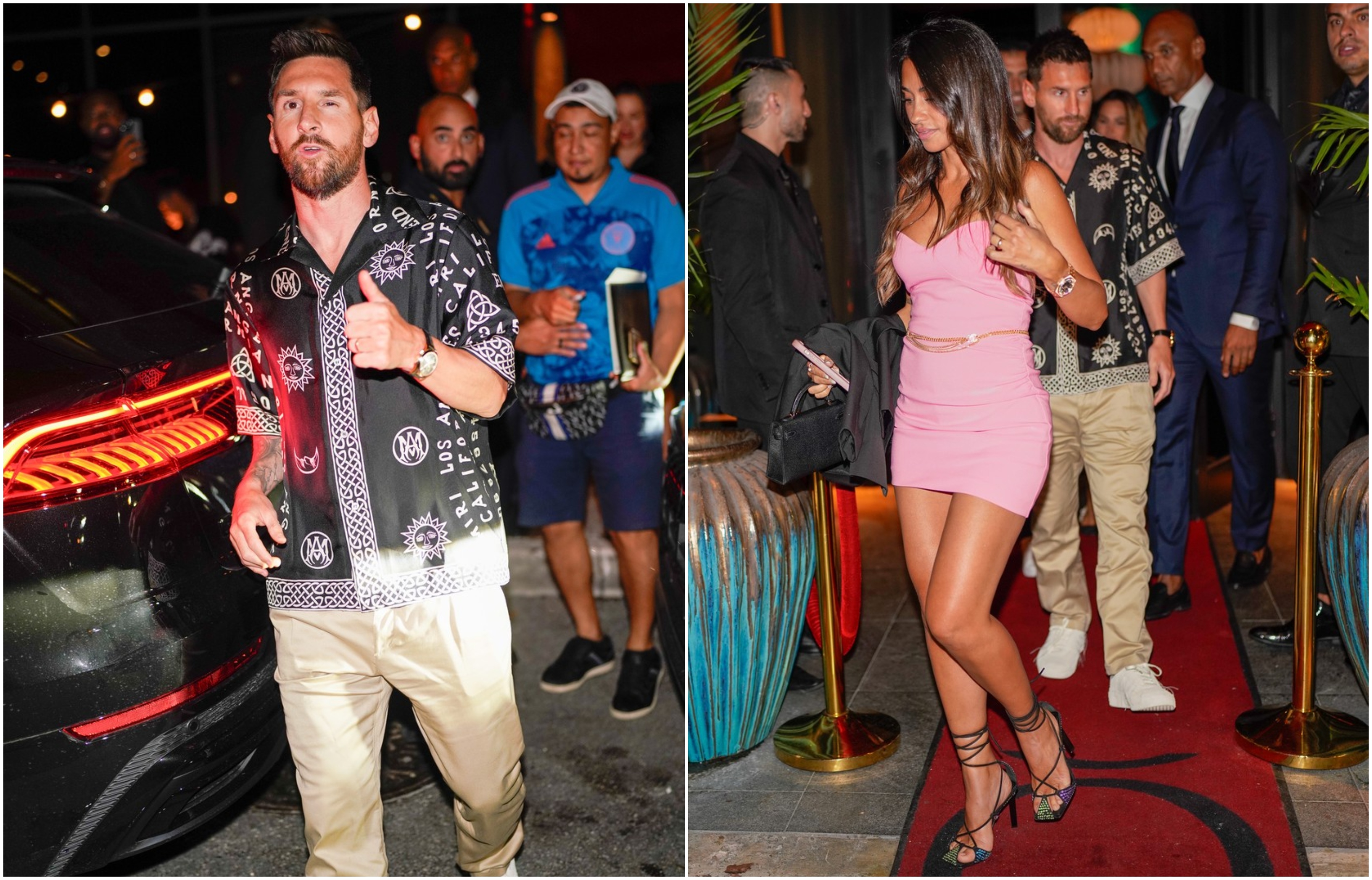 Beckham, Messi y Busquets, cenando en Miami 🚬⁣ ⁣ 📸 Victoria