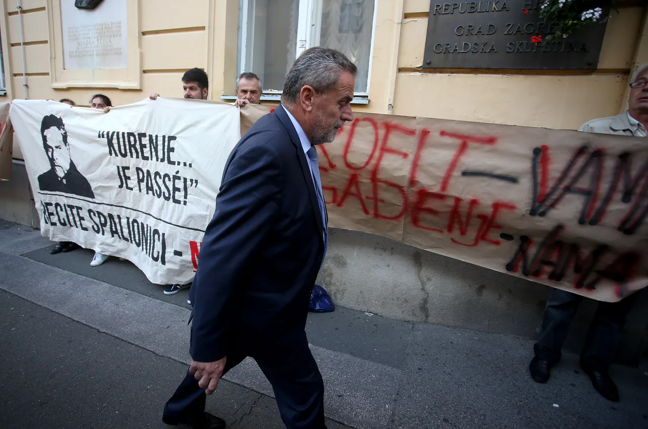 Zagreb: prosvjed ispred Gradske skupštine protiv izgradnje spalionice otpada u Resniku