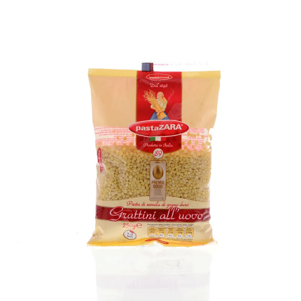 Tijesto grattini s jajima 250 g Pasta Zara