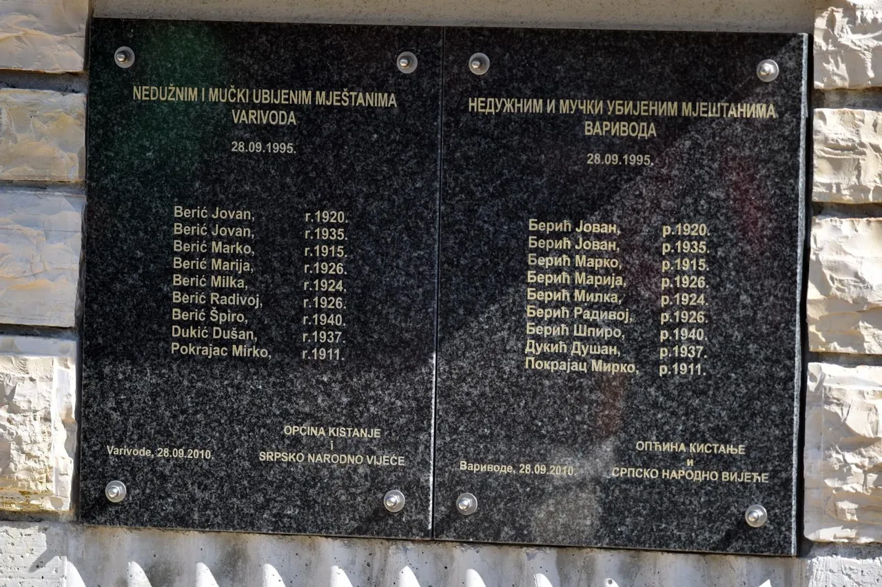 Održana komemoracija u spomen na srpske civile ubijene nakon vojno-redarstvene akcije Oluja
