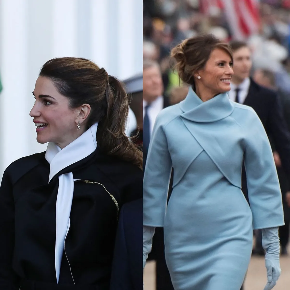 Kraljica Rania i Melania Trump 