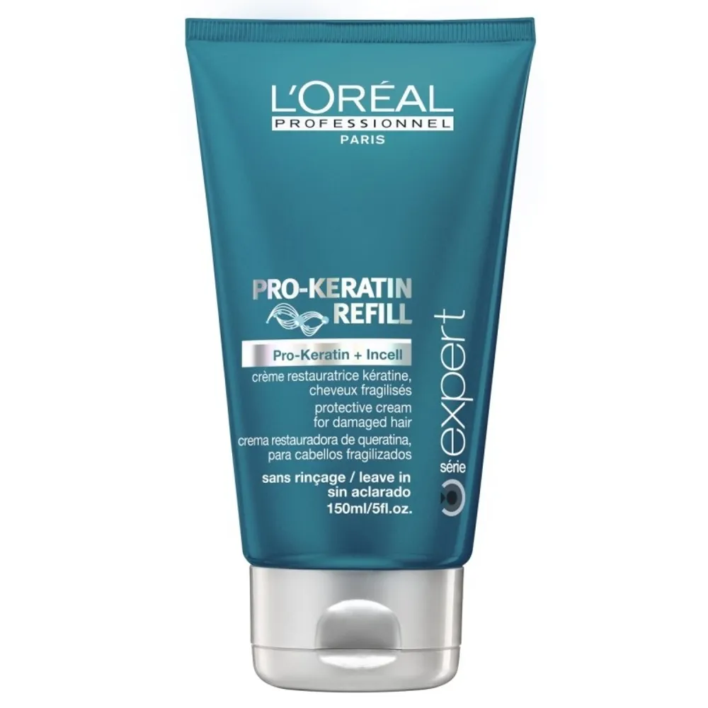 L'Oreal Professionnel Pro-Keratin Refill krema za feniranje za oštećenu i krhku kosu