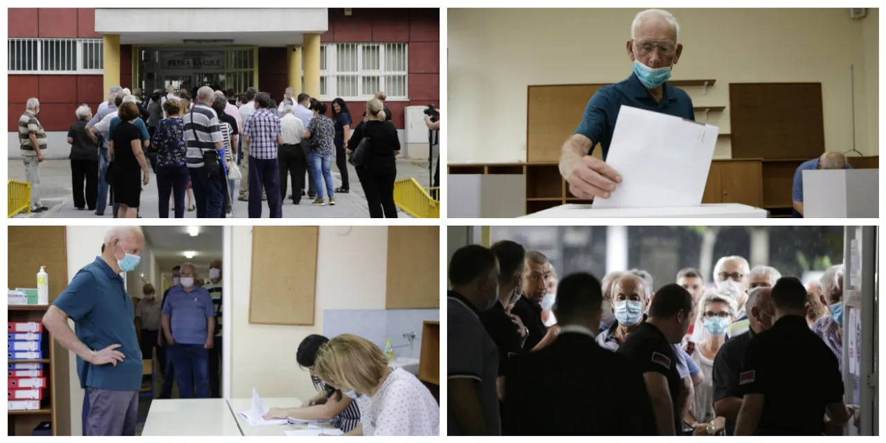 Gužva na otvorenju birališta u Mostaru za parlamentarne izbore u Republici Hrvatskoj