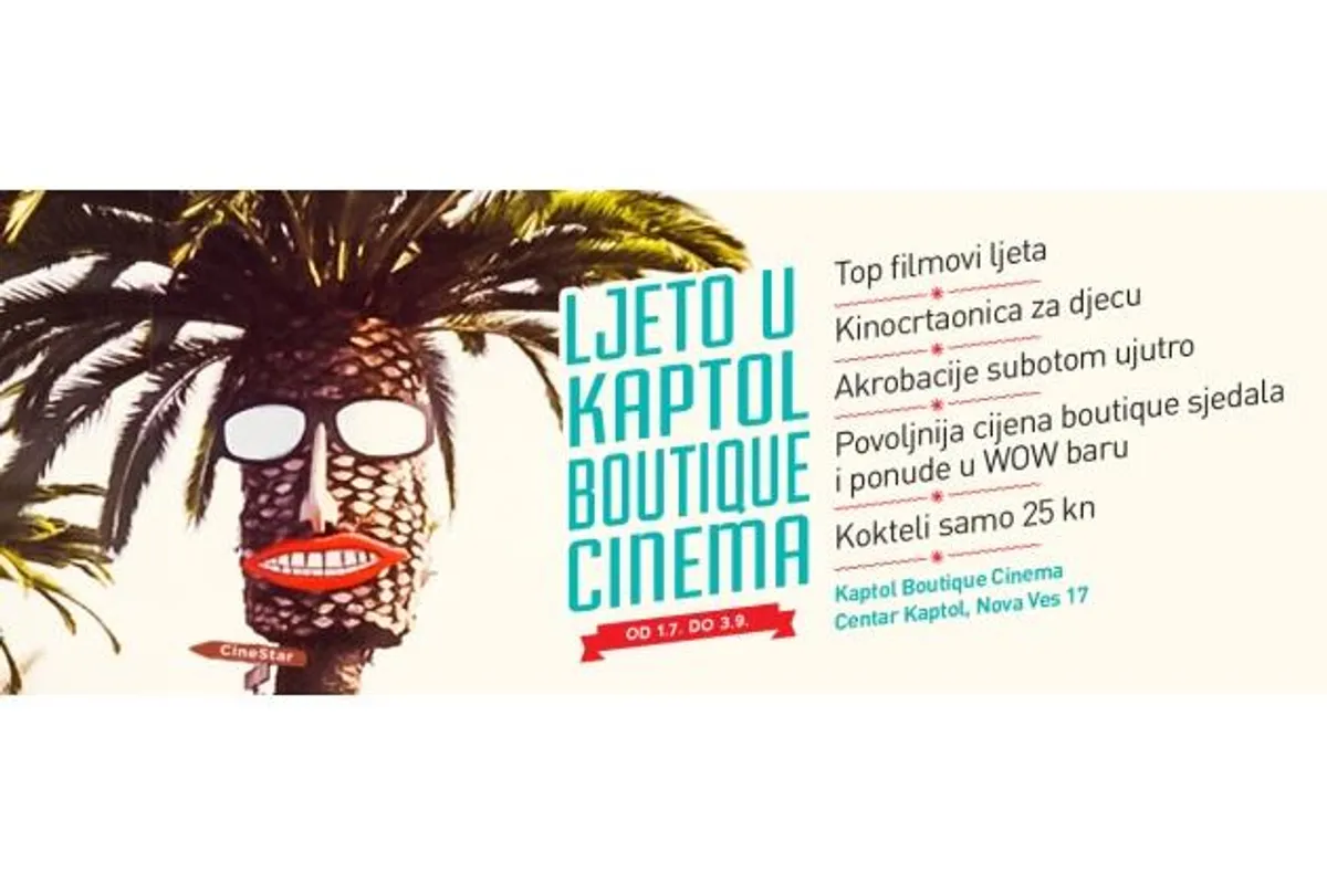 Počinje atraktivni ljetni program u kinu Kaptol Boutique Cinema