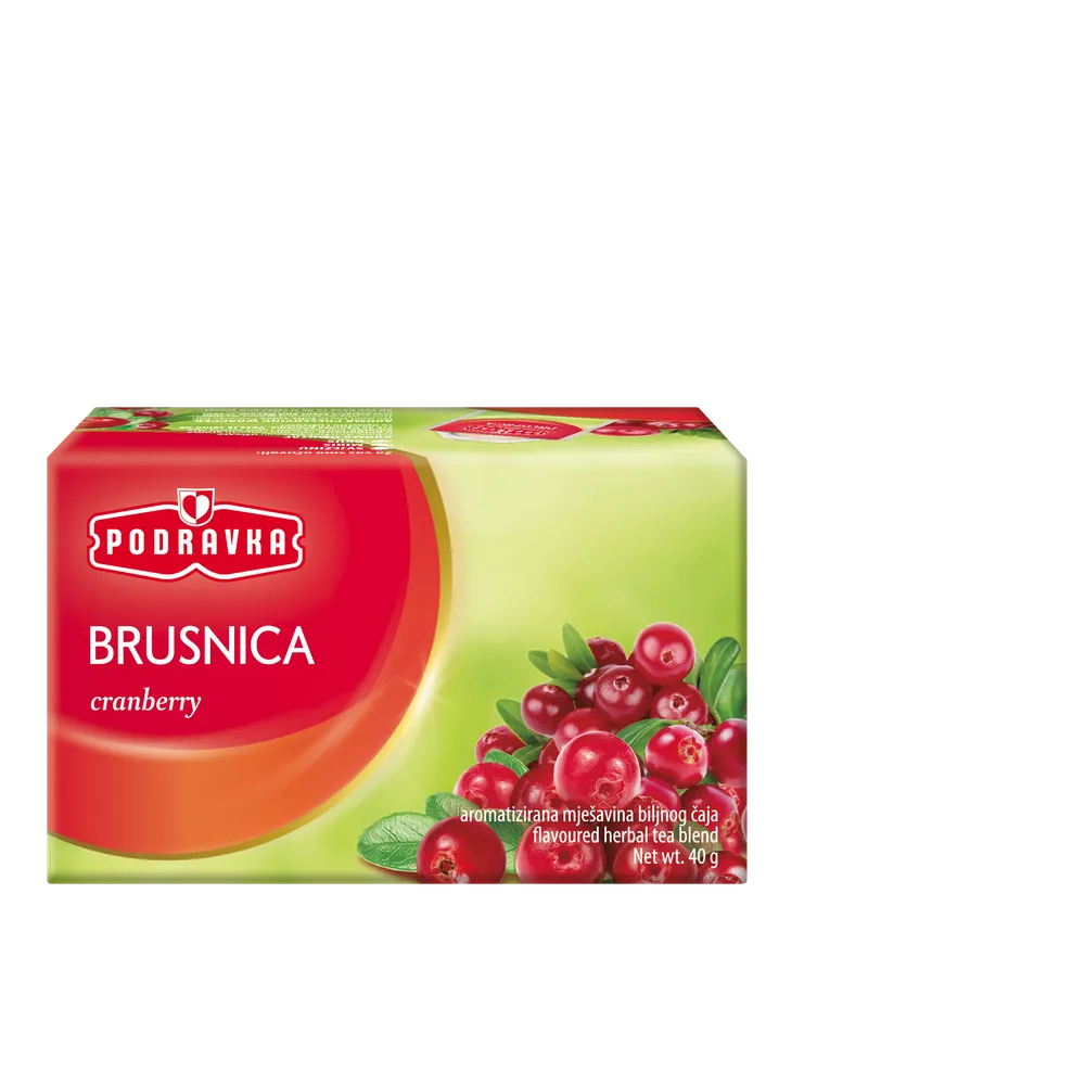 Čaj brusnica 40 g Podravka