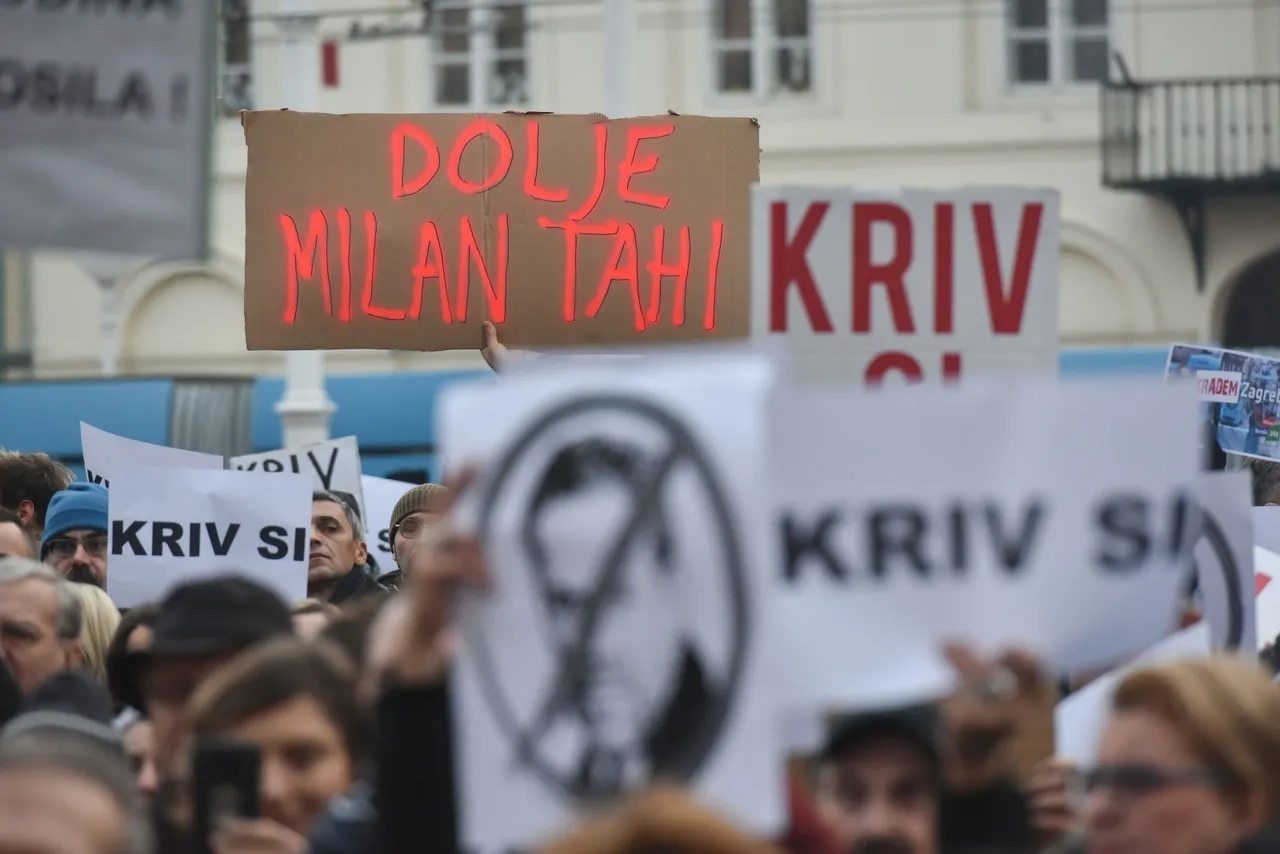 Prosvjed protiv Milana Bandića