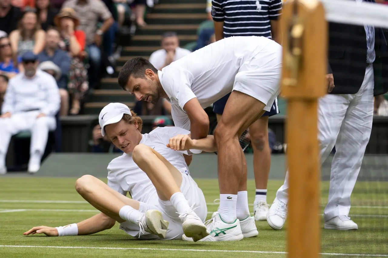 Novak Đoković, Jannik Sinner - Wimbledon