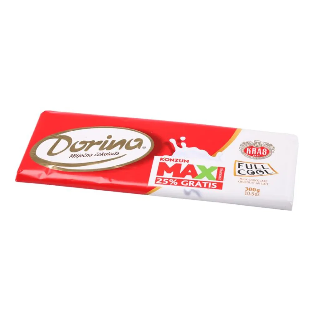 Dorina Full Cool čokolada Maxi 300 g, 25% gratis