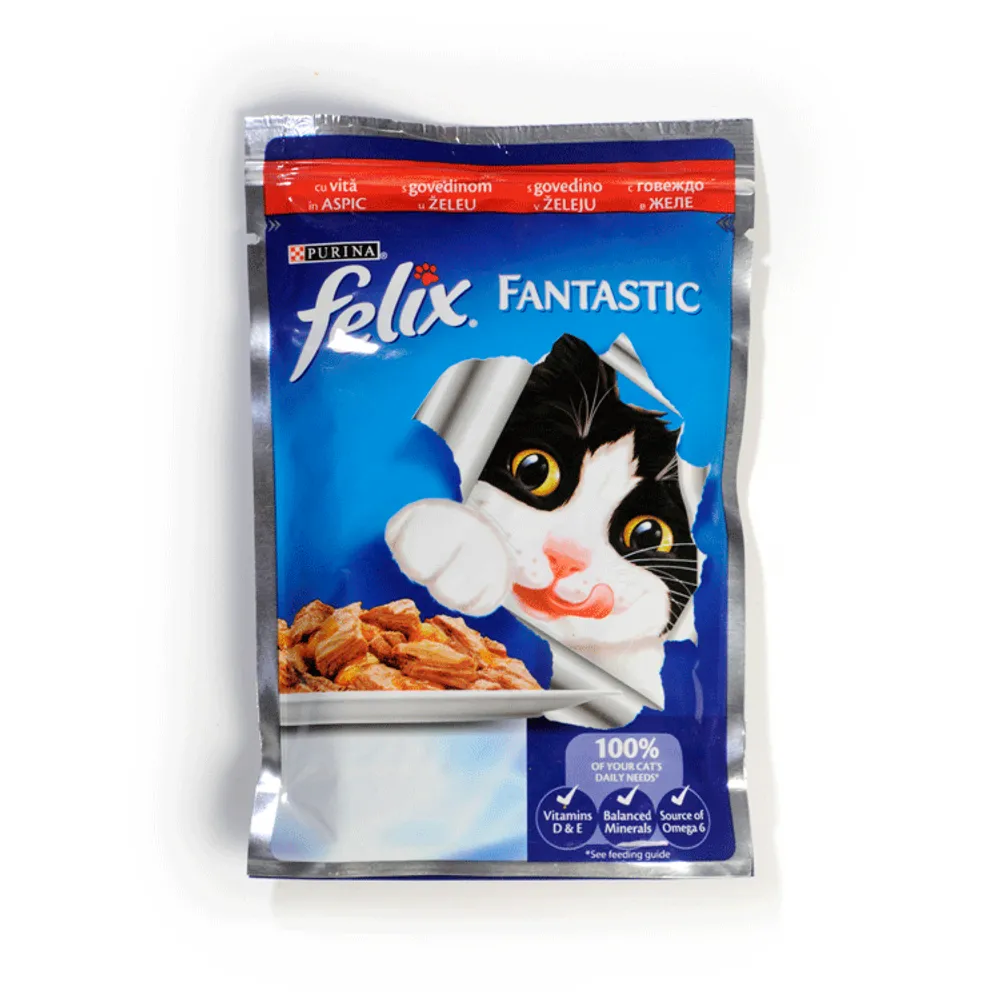 Felix Fantastic hrana za mačke govedina 100g vrećica