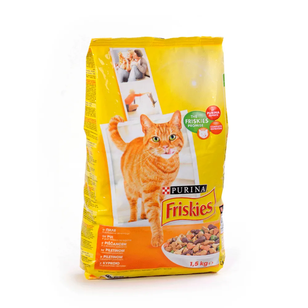 Friskies kroketi za mačke piletina povrće 1,5 kg