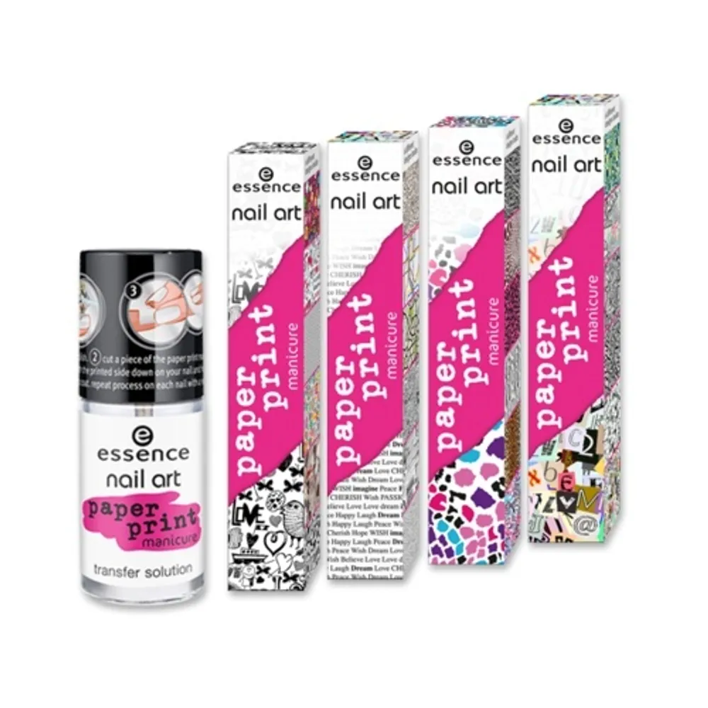 Essence Nail Art Paper Print manikura