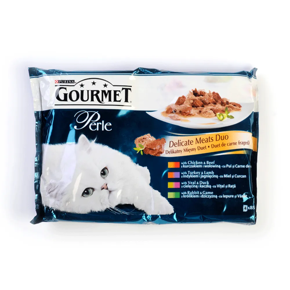 Gourmet Perle mesni duo 4×85g