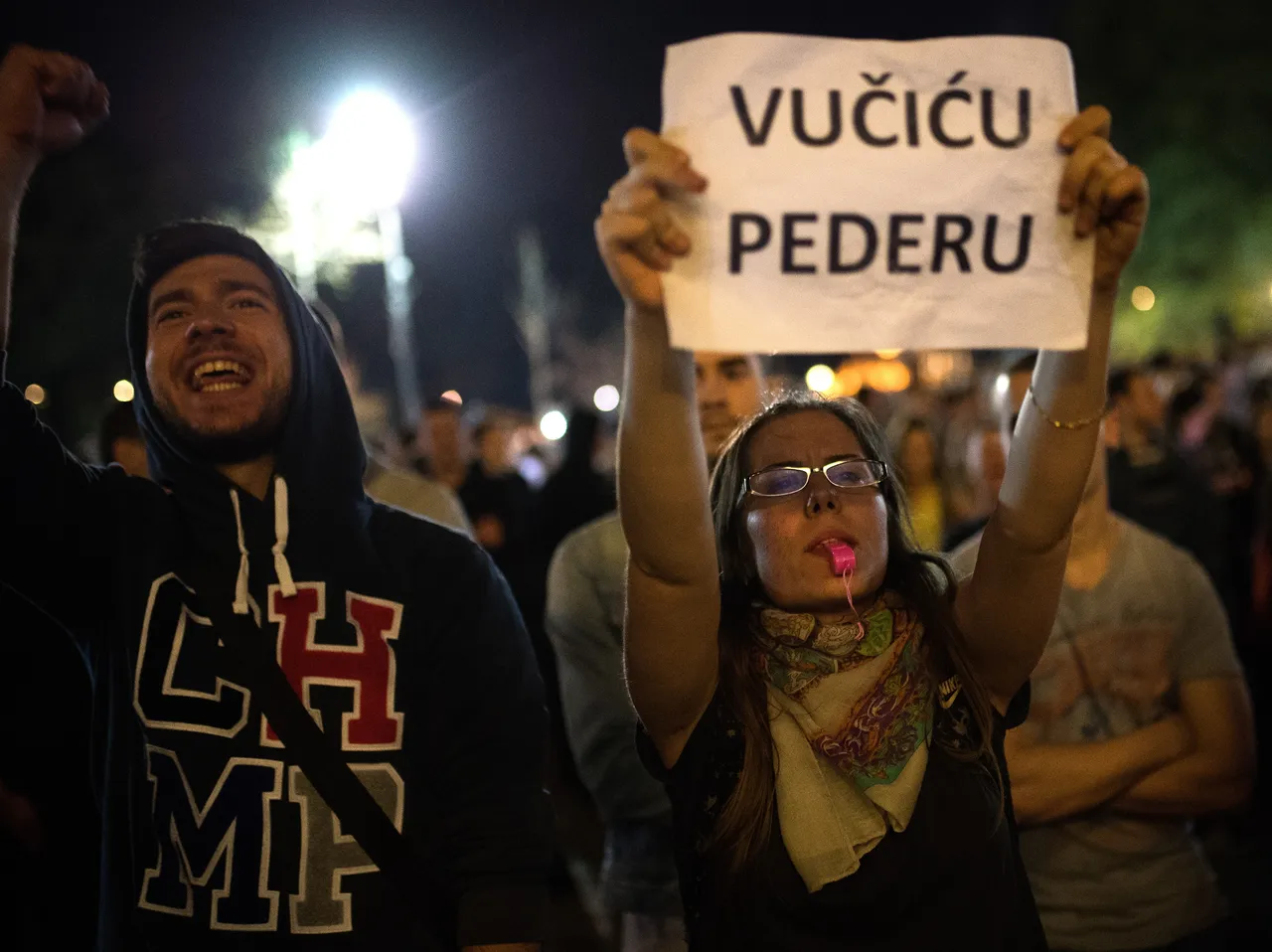 Prosvjedi protiv Aleksandra Vučića