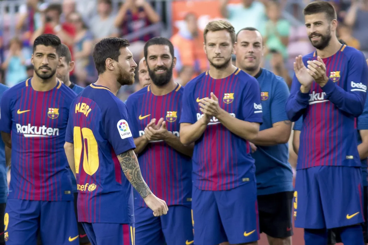 Arda Turan, Lionel Messi, Luis Suarez, Ivan Rakitić, Gerard Pique
