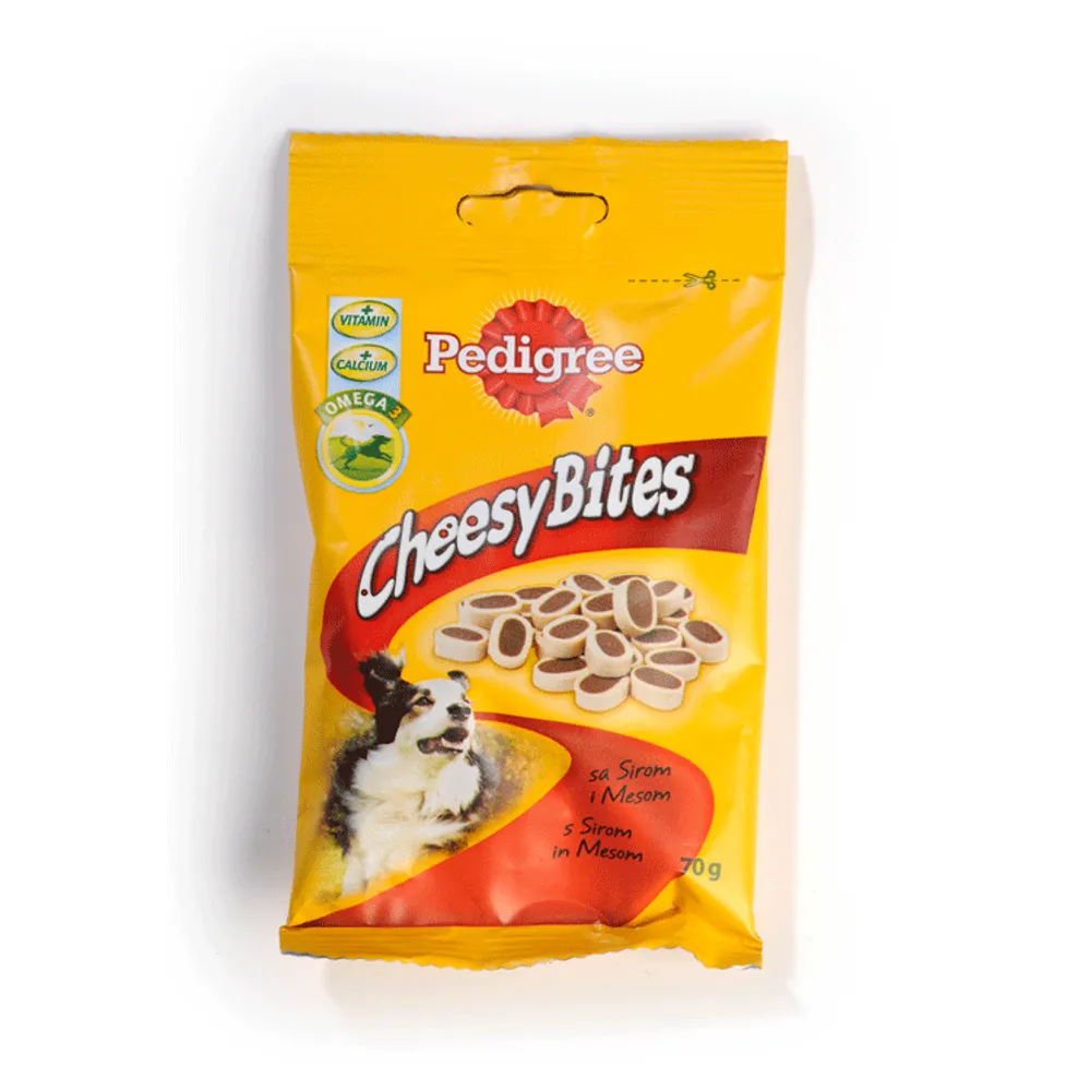 Pedigree Cheesy Bites poslastica za pse 70g