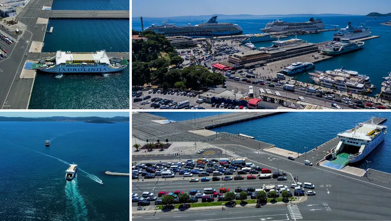 Split i Zadar - gužve na trajektnim lukama