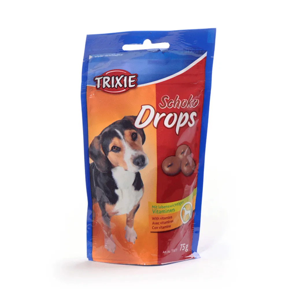 Trixie poslastica za pse drops čokolada 75 g